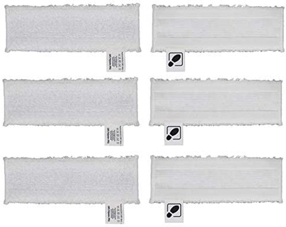 OYSTERBOY 6 Pcs Replacement Accessories Compitable for Karcher Steam Cleaner Durable Microfiber Mop Cloth Pad Refill for Karcher EasyFix SC 2, SC 3, SC 4, SC 5 Floor Nozzle