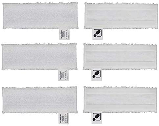 OYSTERBOY 6 Pcs Replacement Accessories Compitable for Karcher Steam Cleaner Durable Microfiber Mop Cloth Pad Refill for Karcher EasyFix SC 2, SC 3, SC 4, SC 5 Floor Nozzle