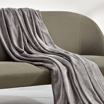 Microfiber Sleep Zone Lightweight Flannel Fleece Blanket Throw 