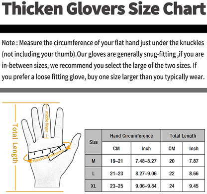 Achiou Winter Knit Gloves Thicken Warm Touchscreen Thermal Soft Lining Texting Generation Ⅱ Upgraded