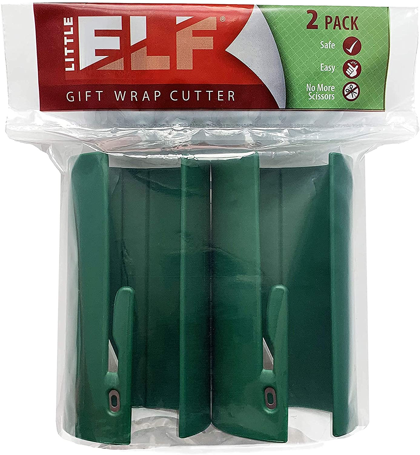The Original Little ELF Gift Wrap Cutter (2-Pack) | As seen on Shark Tank | Wrapping Paper Cutter