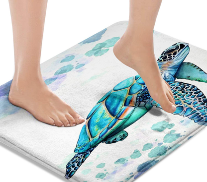 Bath Mats for Bathroom, Bathroom Mats Rugs Non-Slip,  Washable Cover 