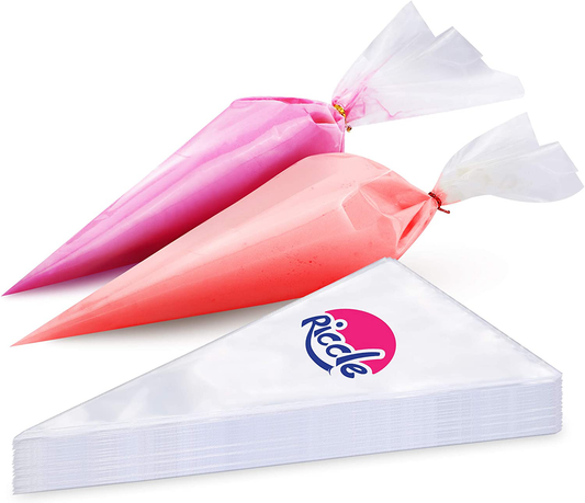 100 Anti Burst Pastry Bags for Icing and Frosting - Ideal for Cakes and Cookies Decoration