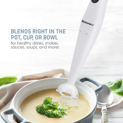 1-Touch Control Electric Immersion Hand Blender, Mixer, Chopper