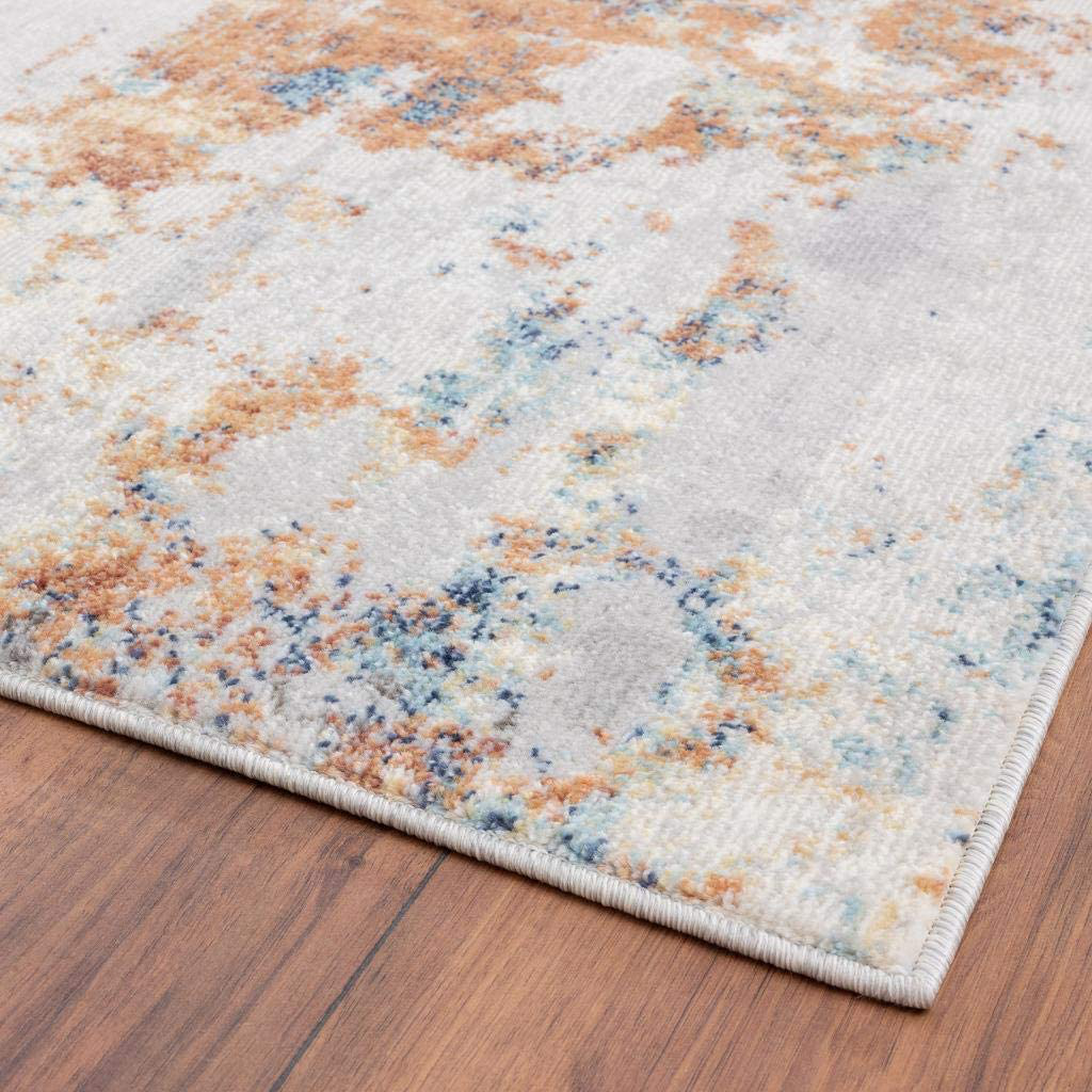 Luxe Weavers Rugs – Euston Modern Area Rugs with Abstract Patterns 7681 – Medium Pile Area Rug, Gray / 5 x 7