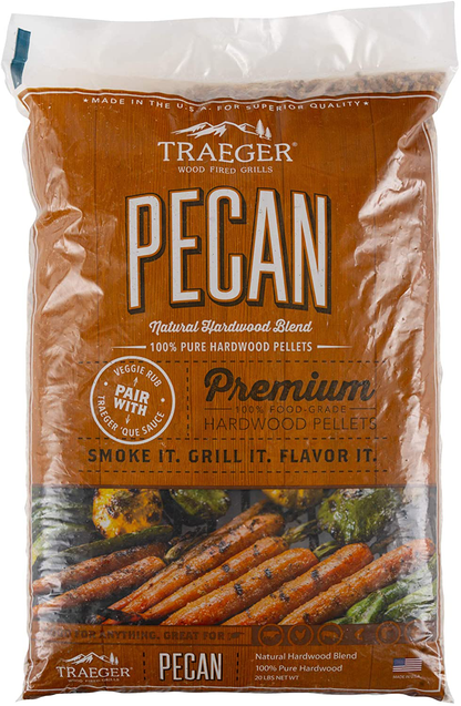 Traeger Grills PEL307 Alder 100% All-Natural Hardwood Pellets Grill, Smoke, Bake, Roast, Braise and BBQ, 20 lb. Bag