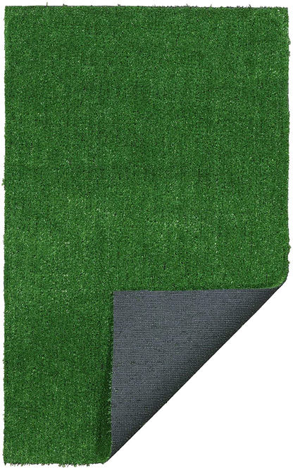Ottomanson Evergreen Artificial Turf Area Rug, 20" X 59", Green