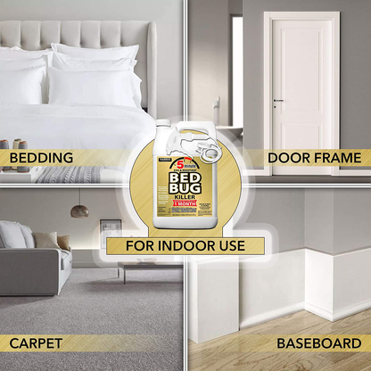 HARRIS 5 Minute Bed Bug Killer, Odorless and Non Staining Formula (32oz)