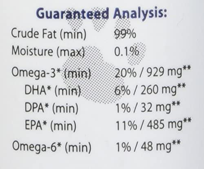 Life Line Pet Nutrition Wild Alaskan Fish Oil Omega-3 Supplement for Skin & Coat – Supports Brain, Eye & Heart Health in Dogs & Cats