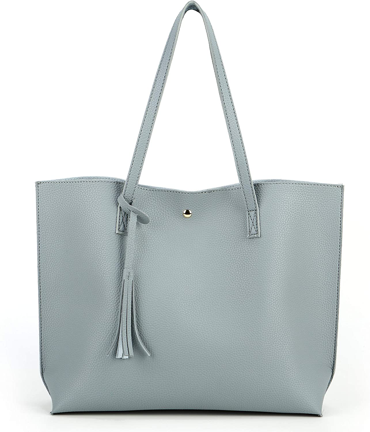 Women's Tote Bags Top Handle Satchel Handbags Faux Leather Tassel Shoulder Purse