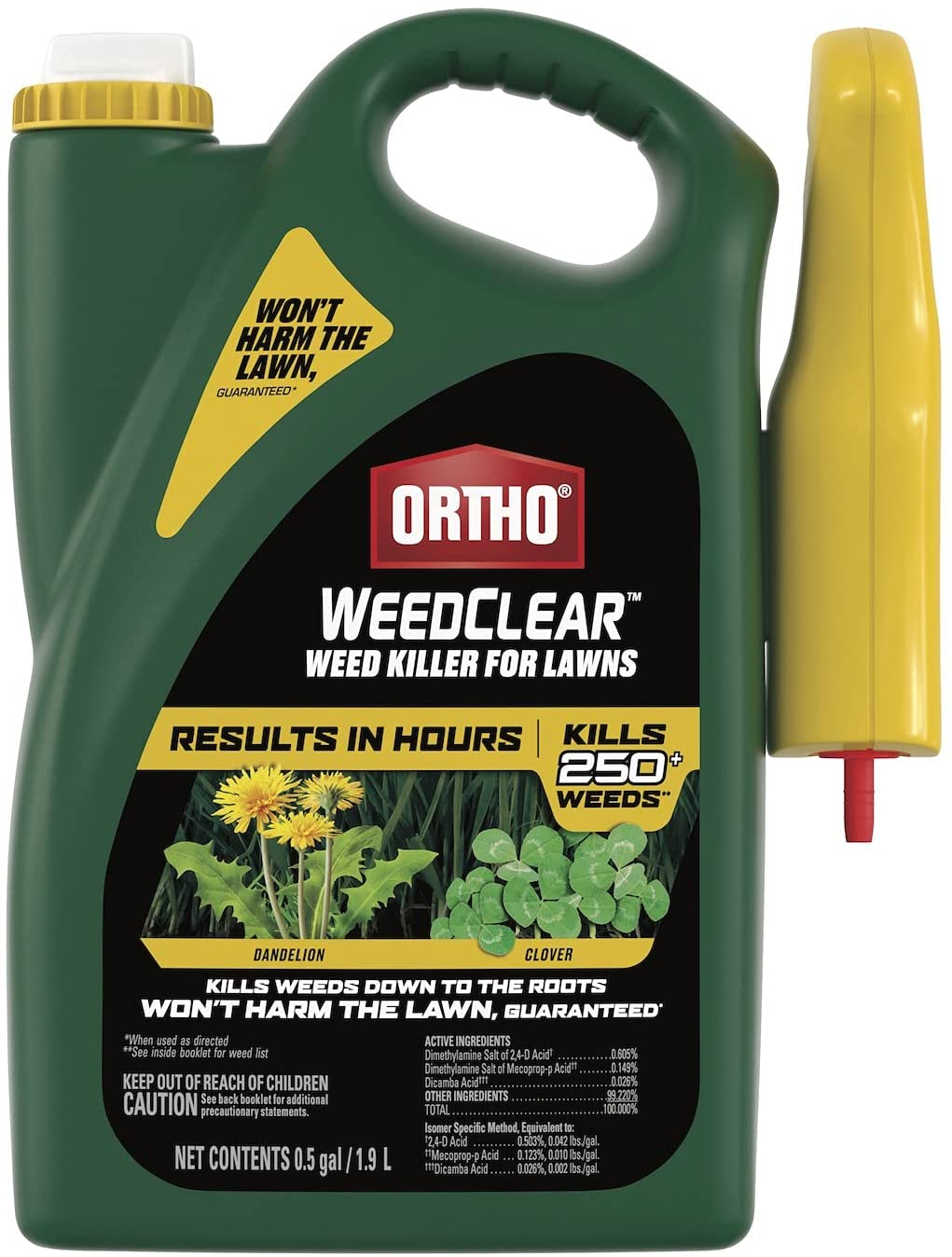 Ortho WeedClear Weed Killer for Lawns: Ready To Use, With Trigger Sprayer