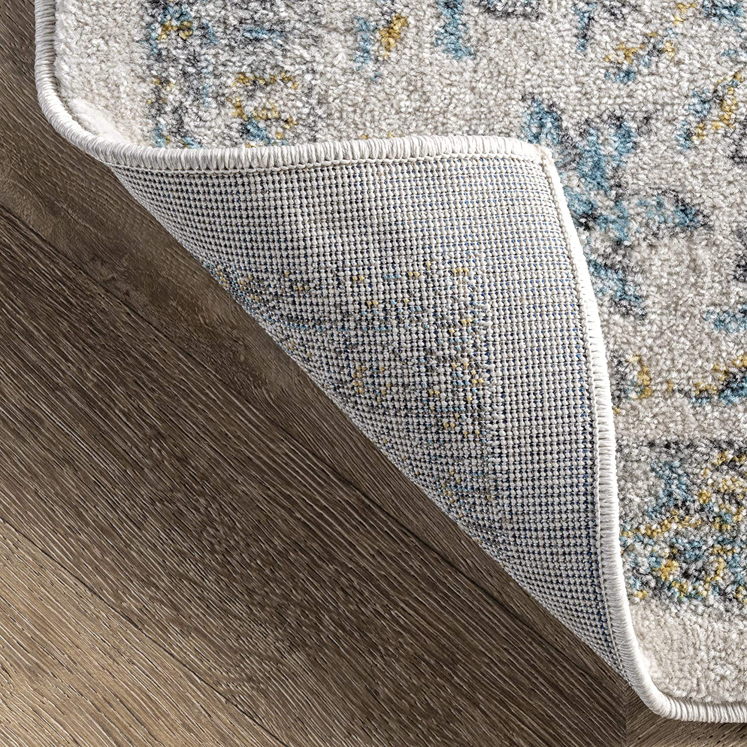 nuLOOM Paisley Vintage Persian Runner Rug, 2' 6" x 10', Grey