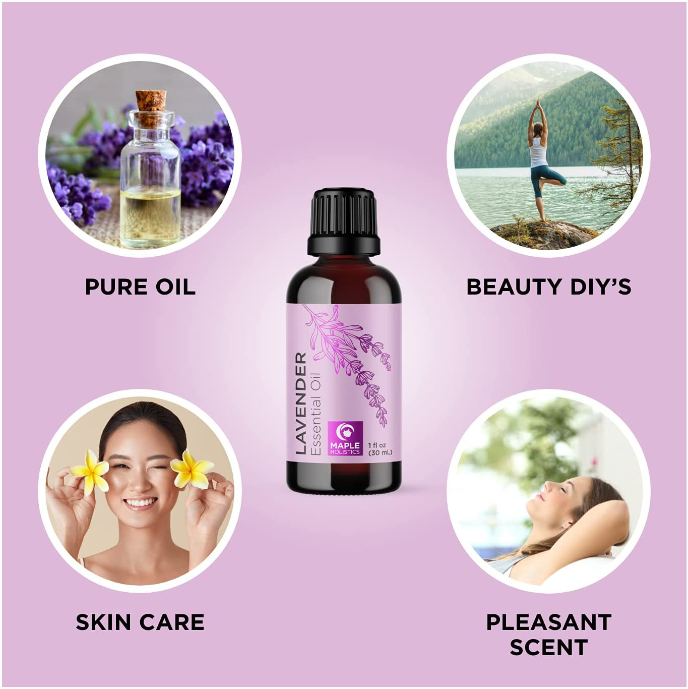 Pure Rosemary Essential Oil for Aromatherapy - Pure Rosemary Oil for Hair Skin and Nails - Refreshing Rosemary Essential Oil for Humidifier and Diffusers Plus Scalp and Hair Oil for Enhanced Shine