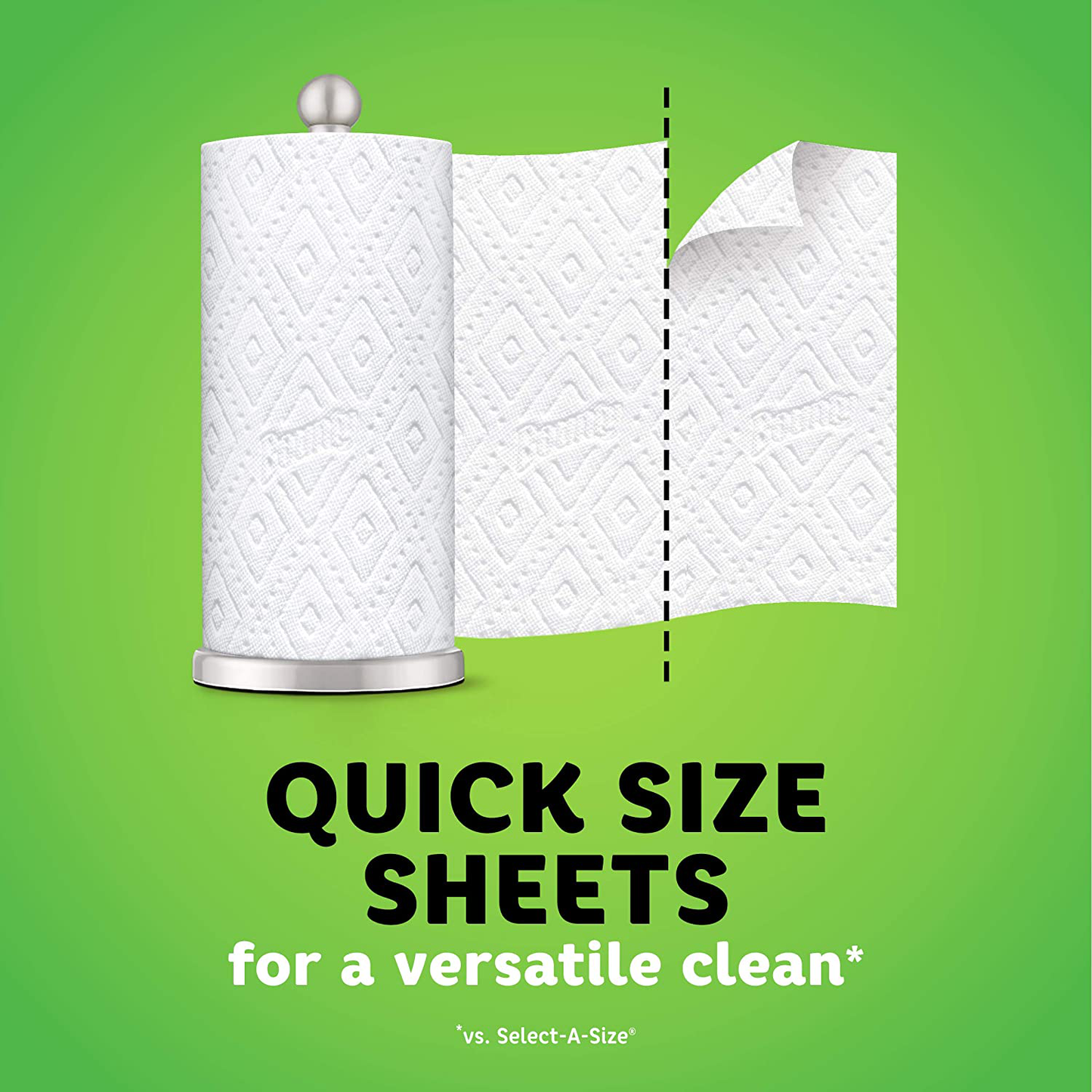 Bounty Quick-Size Paper Towels, 12 Family Rolls = 30 Regular Rolls
