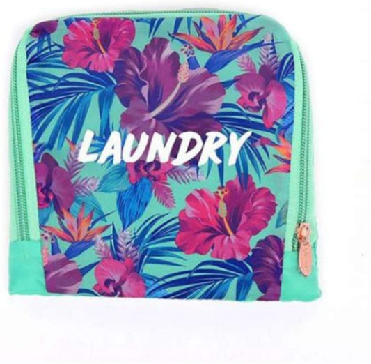 MIAMICA Travel Laundry Bag, Hibiscus, Laundry