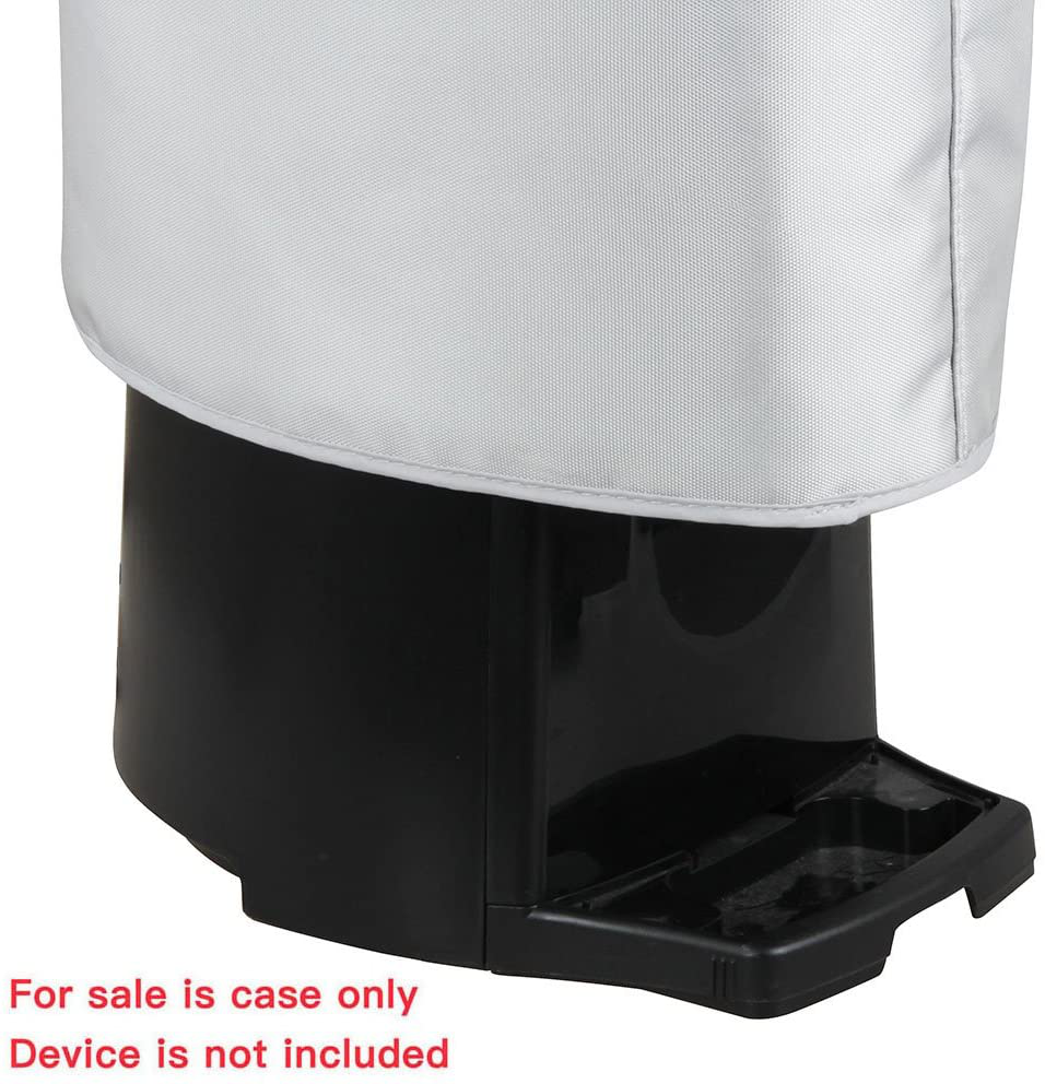 Hermitshell Dust Proof Cover with Soft Velvet Lining for Hamilton Beach 12-Cup Coffee Maker Programmable Brewstation Summit Dispensing Coffee Machine (48464) (Grey)