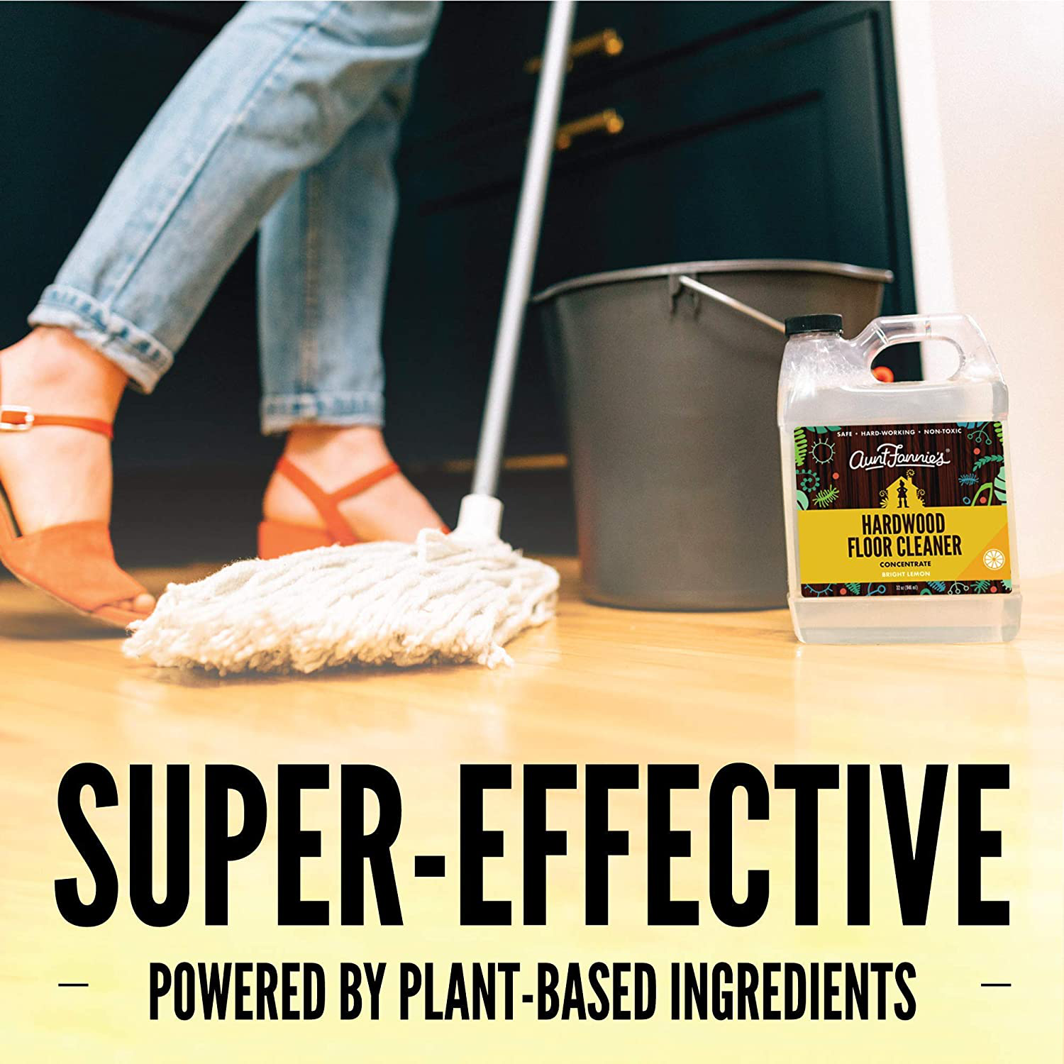 Aunt Fannie's Hardwood Floor Cleaner, Bright Lemon (Single)