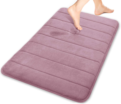 Memory Foam Bath Mat Rug, Comfortable, Soft, Super Water Absorption, Machine Wash, Non-Slip for Bathroom 