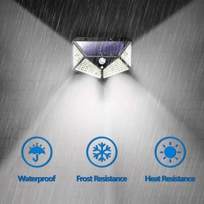 2 Pack Outdoor Solar Lights, 3 Modes, Wireless, IP65 Waterproof, Heatproof Solar Motion Sensor Security Lights