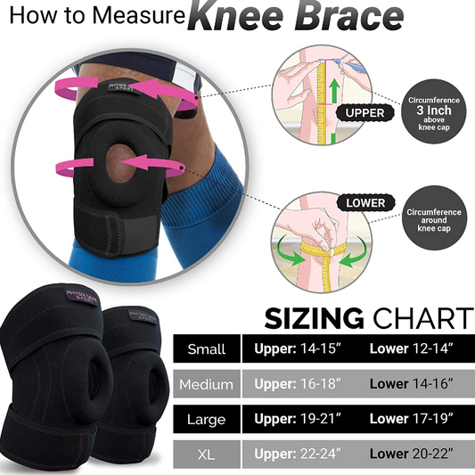 Adjustable Neoprene Runners Sport Knee Brace 