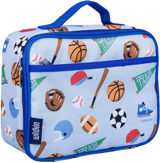 Wildkin Kids Insulated Lunch Box Bag for Boys and Girls, Perfect Size for Packing Hot or Cold Snacks for School & Travel, Measures 9.75x7x3.25 Inches, Mom's Choice Award Winner, BPA-free (Green Camo)