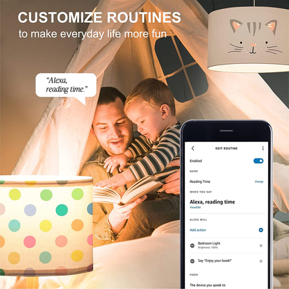 WiFi Light Bulbs, Dimmable Alexa Light Bulb, Smart Light Bulbs that Work with Alexa & Google Home