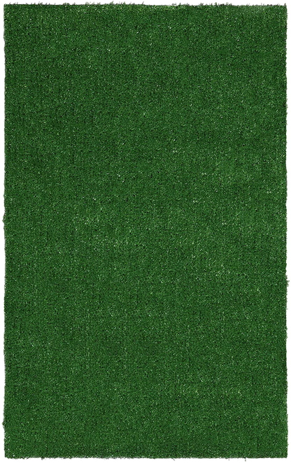 Ottomanson Evergreen Artificial Turf Area Rug, 2'7" X 8', Green