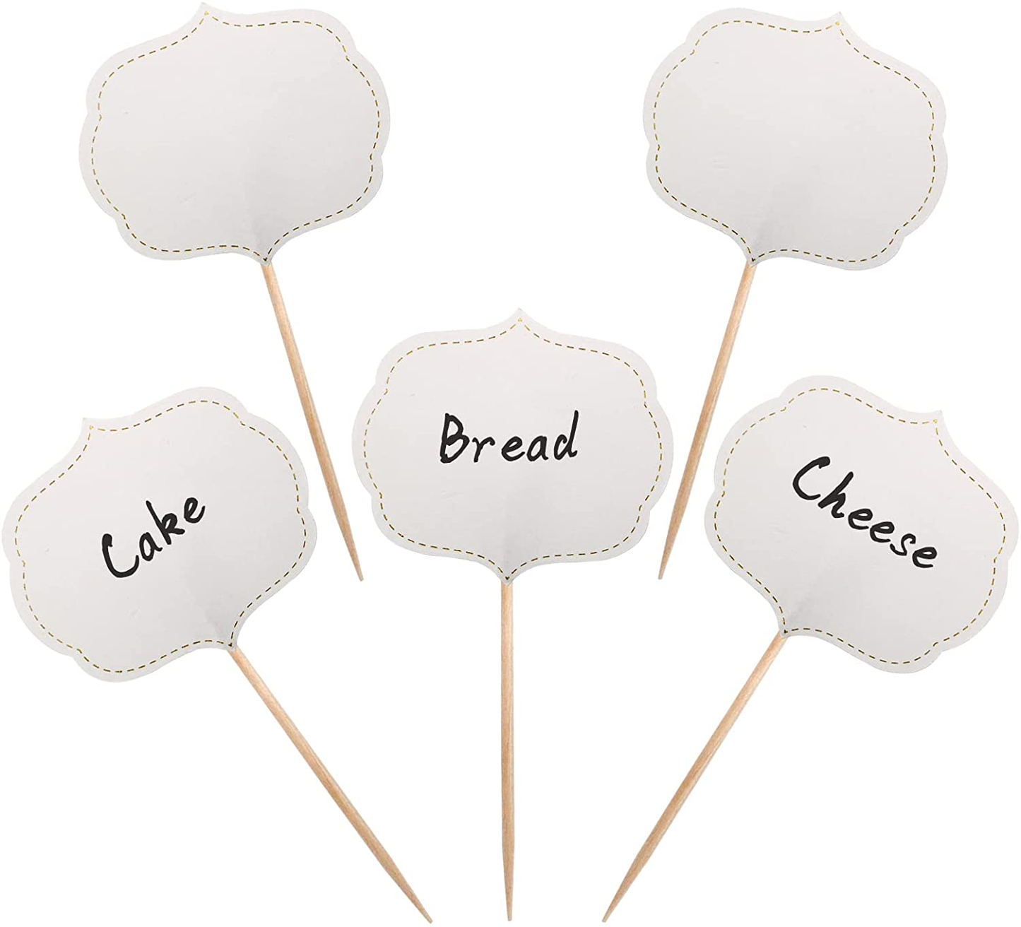 Pack of 100 Flag Toothpick Flags, Small Toothpick Cupcake Toppers, Country Picks, Party Decoration