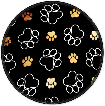 ITNRSIIET Mouse Pad, Colorful Geometric Pattern Design Round Mousepad. Customized Gaming Mousepads for Laptop and Computer. Cute Design Desk Accessories. Non-Slip, Stitched Edges, Waterproof