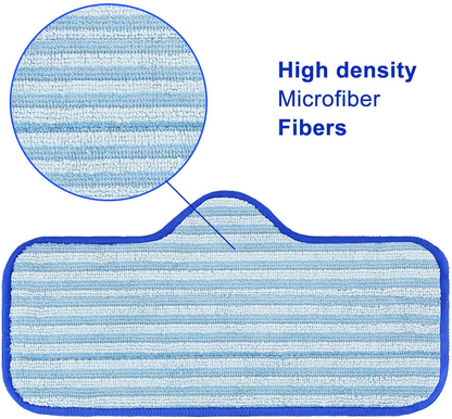 LINNIW 6 Pack Microfiber Pads Compatible with Dupray Neat Steam Cleaner，Durable, Reusable and Machine Washable
