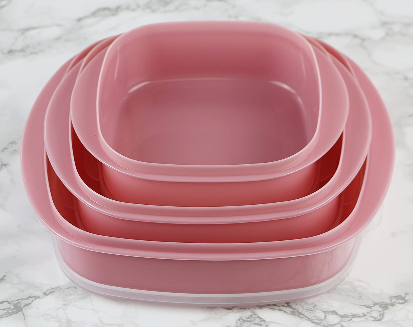 Calypso Basics by Reston Lloyd 6-Piece Microwave Cookware, Steamer and Storage Set, Orange