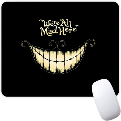 Mouse Pad,Red Moon Cloud Samurai Pattern Seamless Waterproof Gaming Anime Gift Mouse Pad Desk Accessories Non-Slip Rubber Mousepad for Laptop and Computer