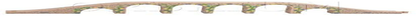 Orbrium Toys 6 Arches Viaduct Bridge for Wooden Railway Track Fits Thomas Trains Brio set