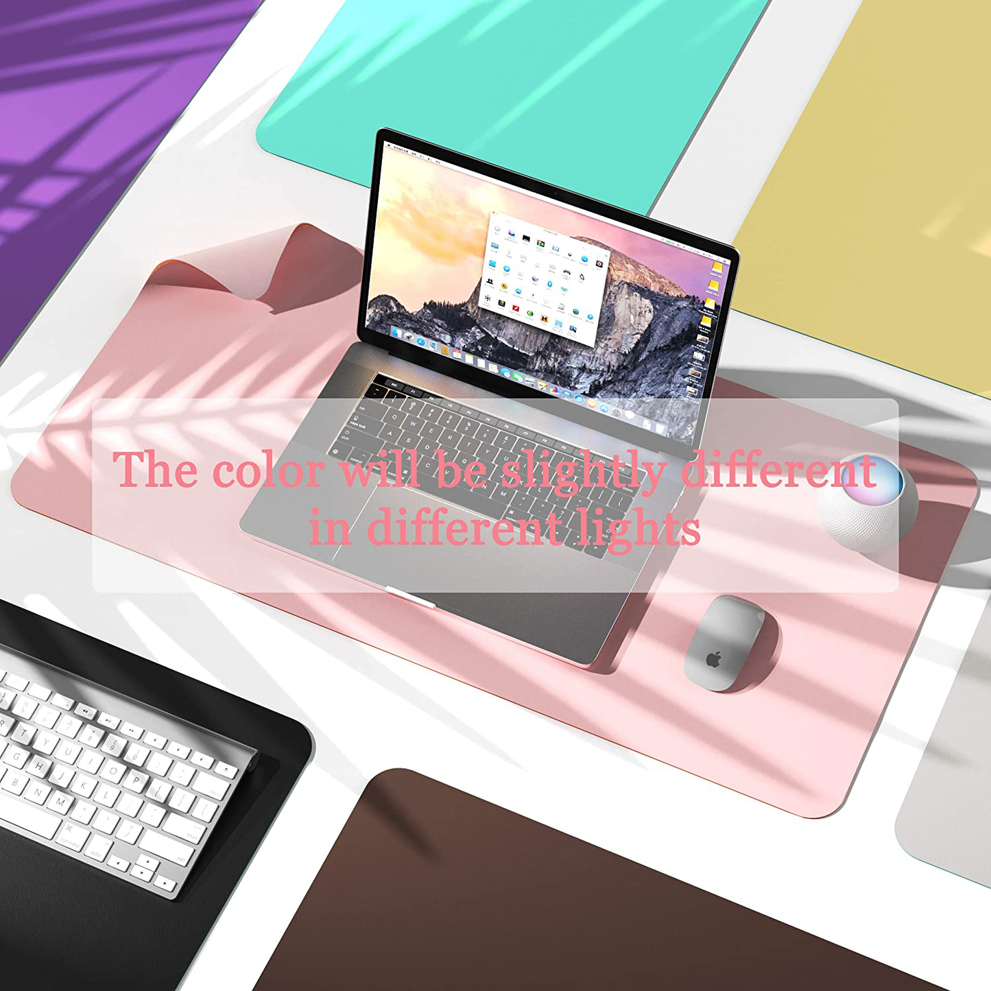 Writing Desk Pad Protector, Anti-Slip Thin Mousepad for Computers,Office Desk Accessories Laptop Waterproof Desk Protector for Office Decor and Home