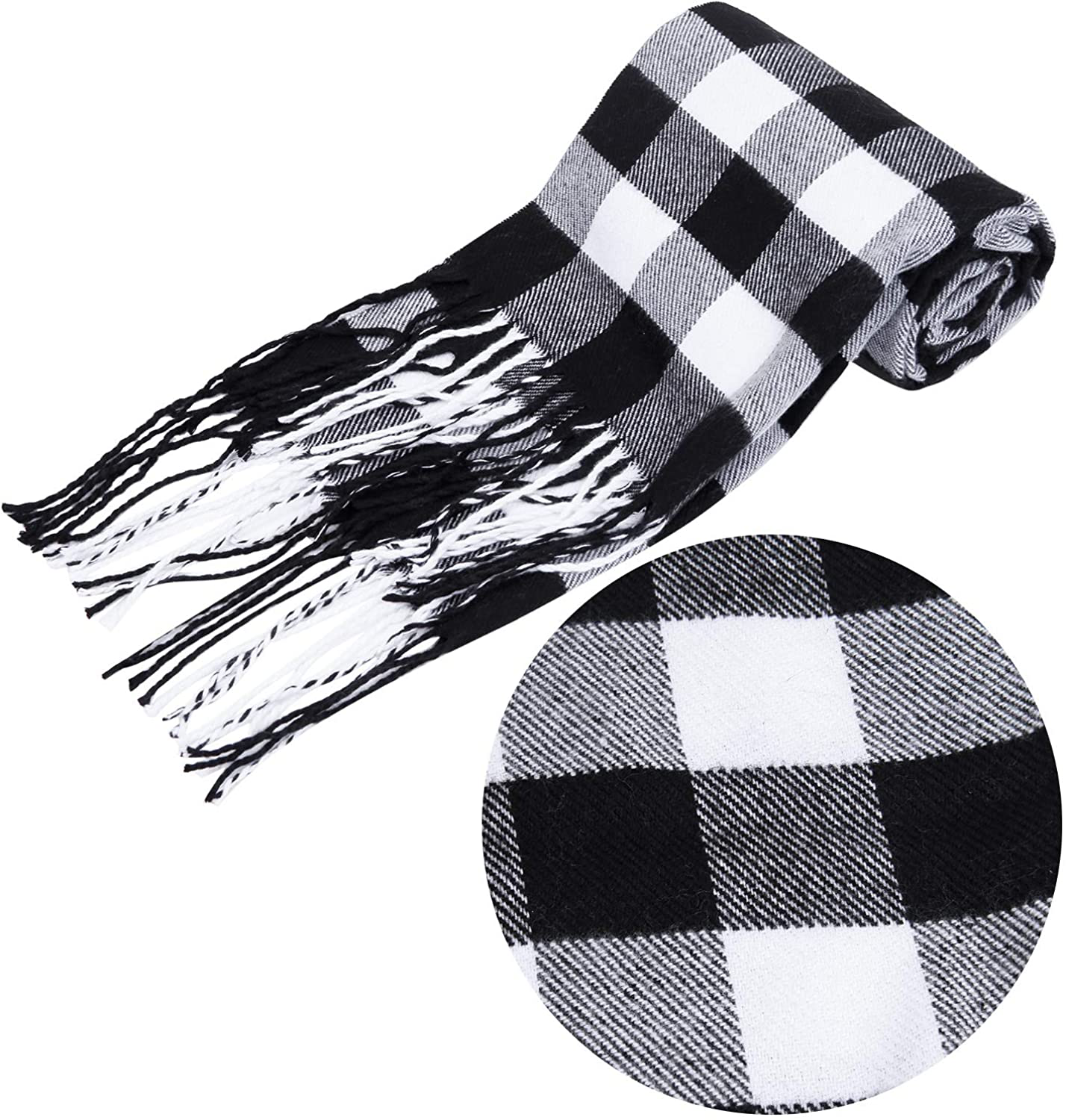 Aneco Winter Warm Knitted Scarf Beanie Hat and Gloves Set Men & Women's Soft Stretch Hat Scarf and Mitten Set
