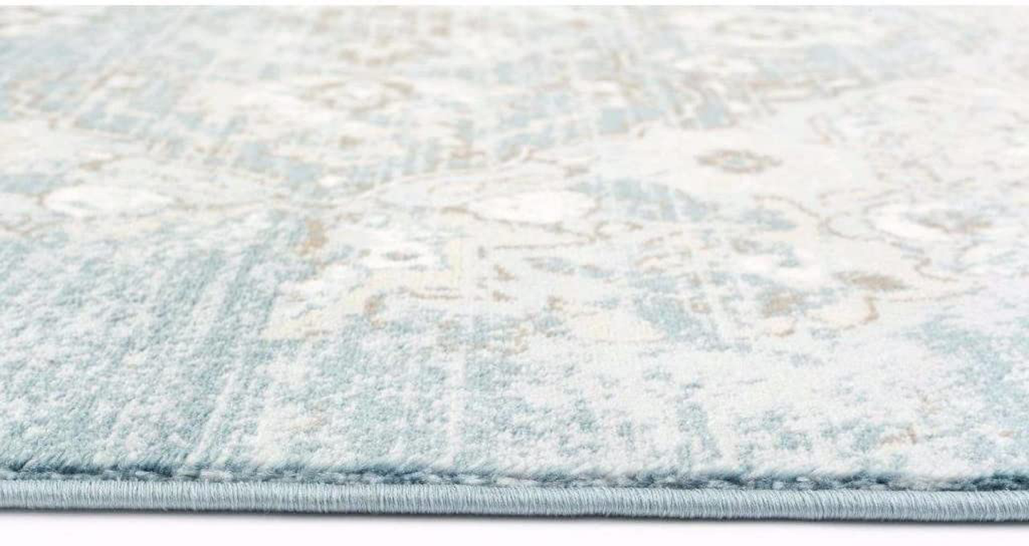 Persian Area Rugs - Distressed Area Rug Modern Carpet, 4620 Cream 4x5