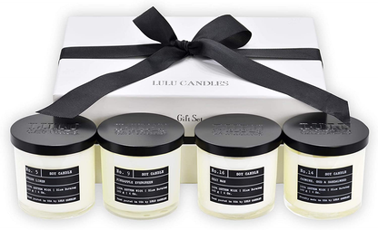 Lulu Candles | Fresh Linen | Luxury Scented Soy Jar Candle | Hand Poured in The USA | Highly Scented & Long Lasting - 2 Pack - 9 Oz. - NO LID