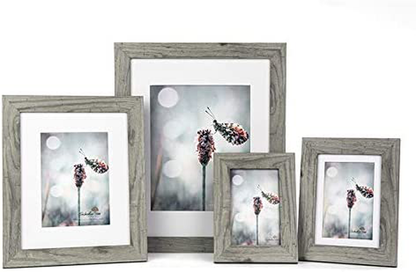 Scholartree Wooden Grey 8x10 Picture Frame 2 Set in 1 Pack