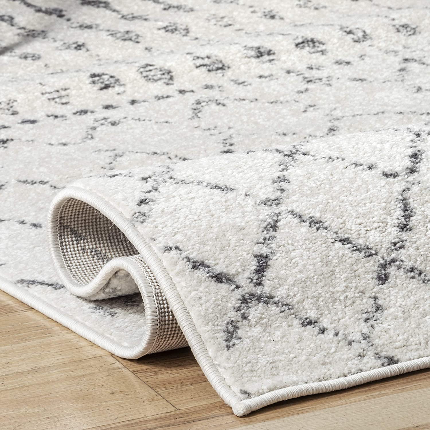 nuLOOM Moroccan Blythe Area Rug, 4' Round, Dark Blue