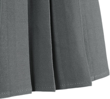 Women's Elastic Waist Plaid Pleated Skirt Tartan Skater School Uniform Mini Skirts