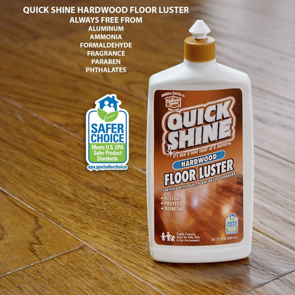 Quick Shine High Traffic Hardwood Floor Luster and Polish, 27 Fl. Oz.