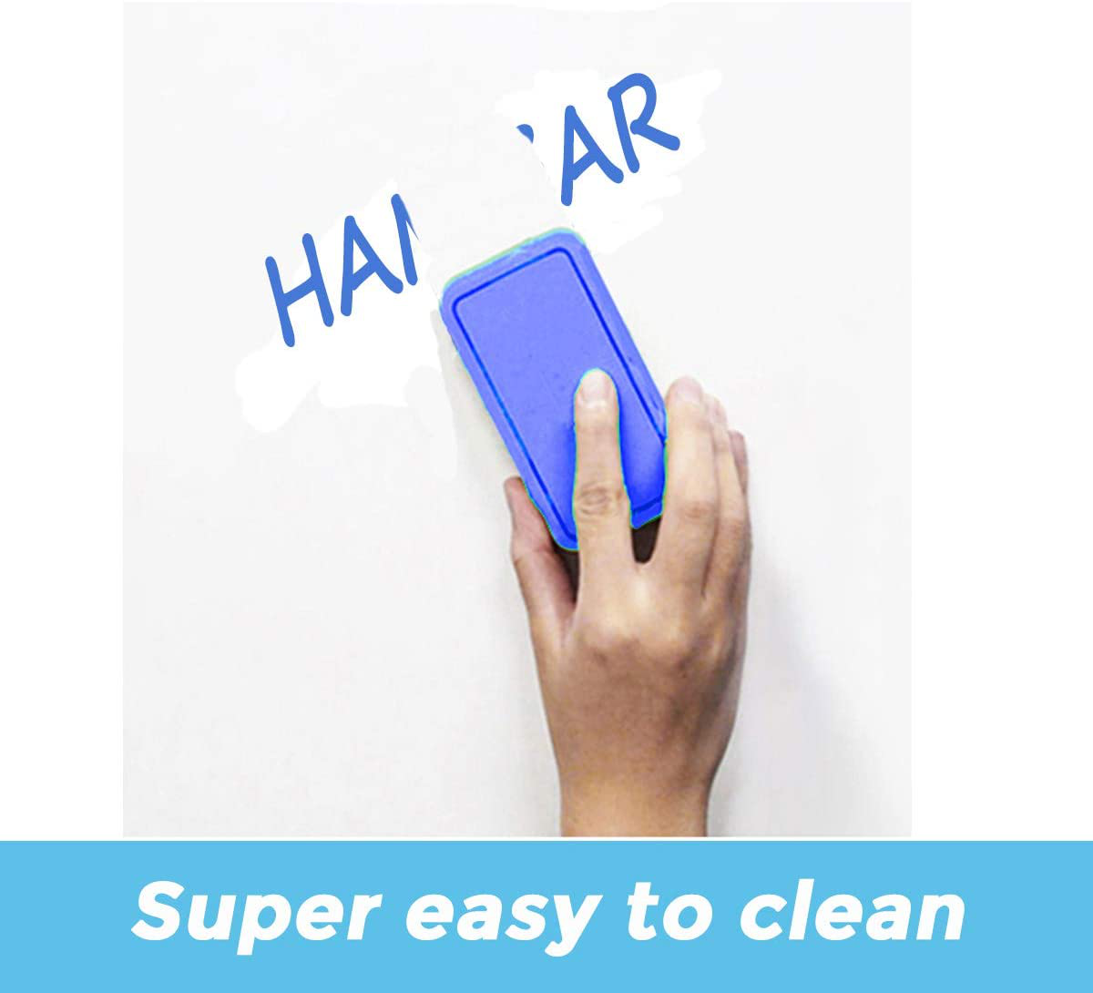 Dry Erase Board Sticker for Wall Whiteboard Sticker Peel and Stick Office Board Stick on Whiteboard Self Stick Removable Wallpaper Homeworking Office Home Fridge 17.5x78.7 Inches (45x200cm)