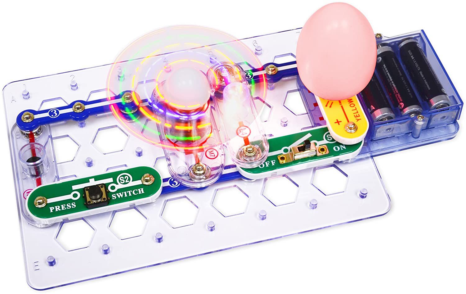 Snap Circuits Beginner, Electronics Exploration Kit, Stem Kit For Ages 5-9 (SCB-20)