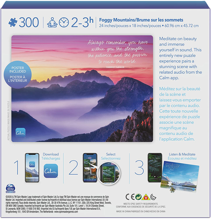300-Piece Calm Jigsaw Puzzle for Relaxation, Stress Relief, and Mood Elevation