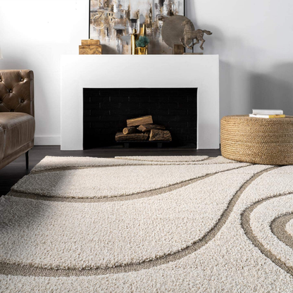 nuLOOM Carolyn Cozy Soft & Plush Shag Runner Rug, 2' 8" x 8', Dark Grey