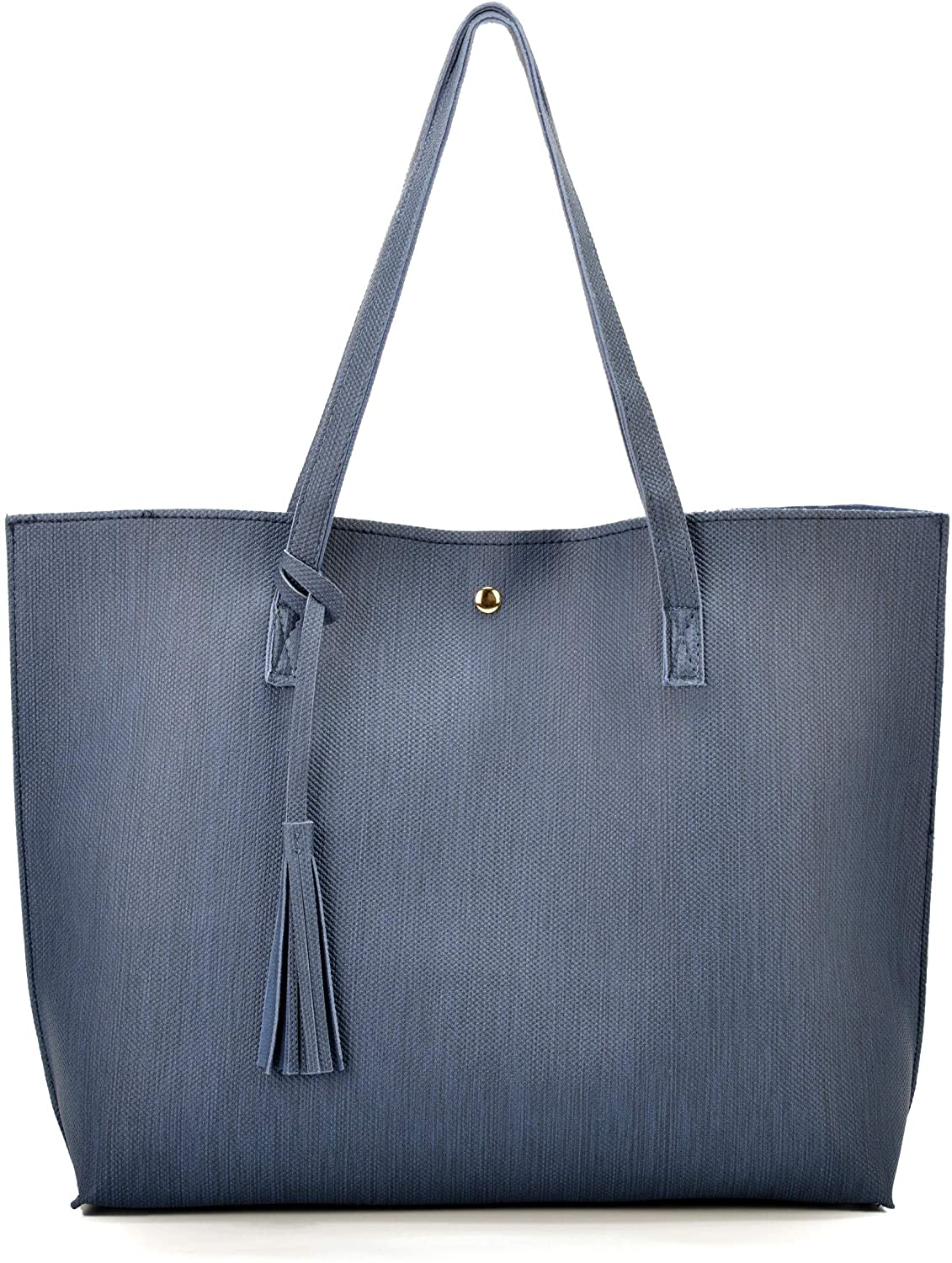 Women's Tote Bags Top Handle Satchel Handbags Faux Leather Tassel Shoulder Purse