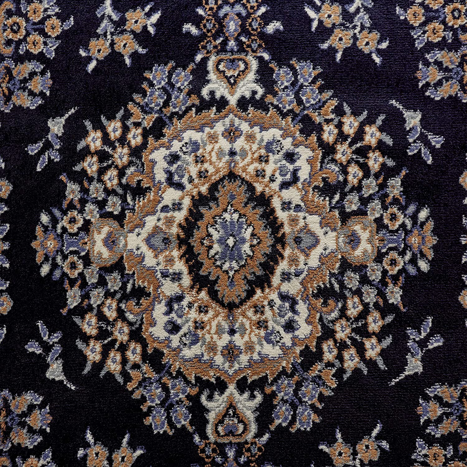 Home Dynamix Premium Sakarya Traditional Medallion Border Area Rug, Gray, 5'2"x7'4" Rectangle