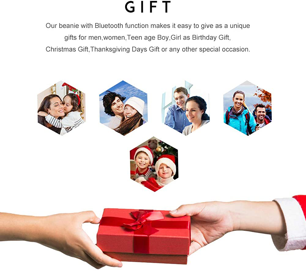 Bluetooth Beanie Hat Headphones Unique Christmas Tech Gifts
