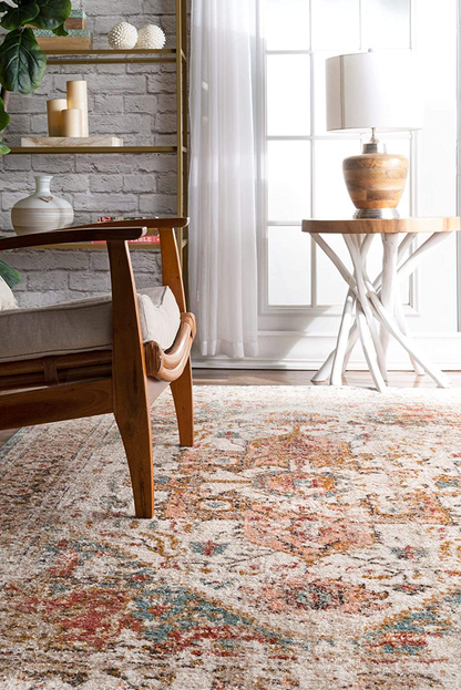 nuLOOM Shane Persian Vintage Area Rug, 3' x 5', Beige