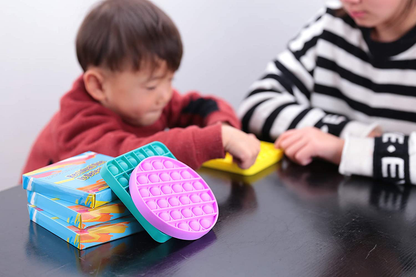 Silicone Push Pop It Fidget Toy - Sensory, Anxiety Relief Toys